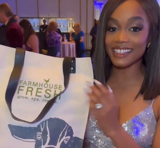 Bachelor Star Rachel Lindsay Unveils FHF Gift Bag at the Gracie Awards