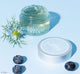 A jar of FarmHouse Fresh Blue Lotus Hydration Cascade Moisturizer that deeply hydrates skin.