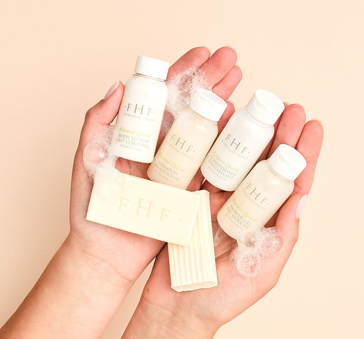 Harvest Green® Hair Care + Body Amenity Kit