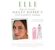 Elle magazine shares how to recreate Hailey Bieber’s viral strawberry makeup using FarmHouse Fresh Strawberry Mood Fruit Lip balm.