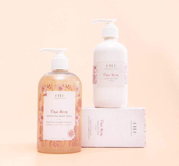 Pink Moon® Body Wash & Shea Butter Bundle