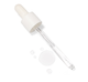 A pipette with drops of FarmHouse Fresh Hyaluronic Booster that fights dryness and makes skin softer.