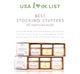 USA Love List features Pedi Delight Instant Pedicure Sampler by FarmHouse Fresh among the best American made stocking stuffers.