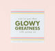 Celebration FHF Greeting Card that reads: You’ve got that glowy greatness vibe going on.