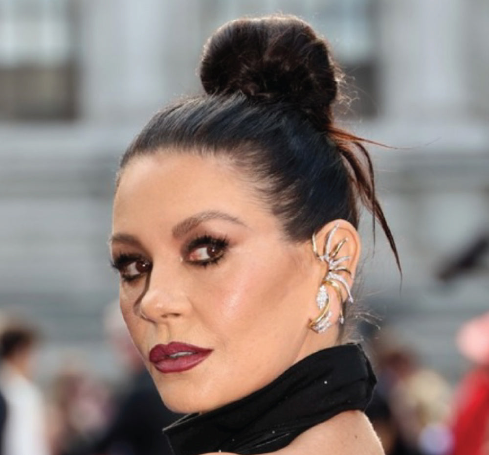 Catherine Zeta-Jones Glows at the Wednesday Premiere with FHF Favorites