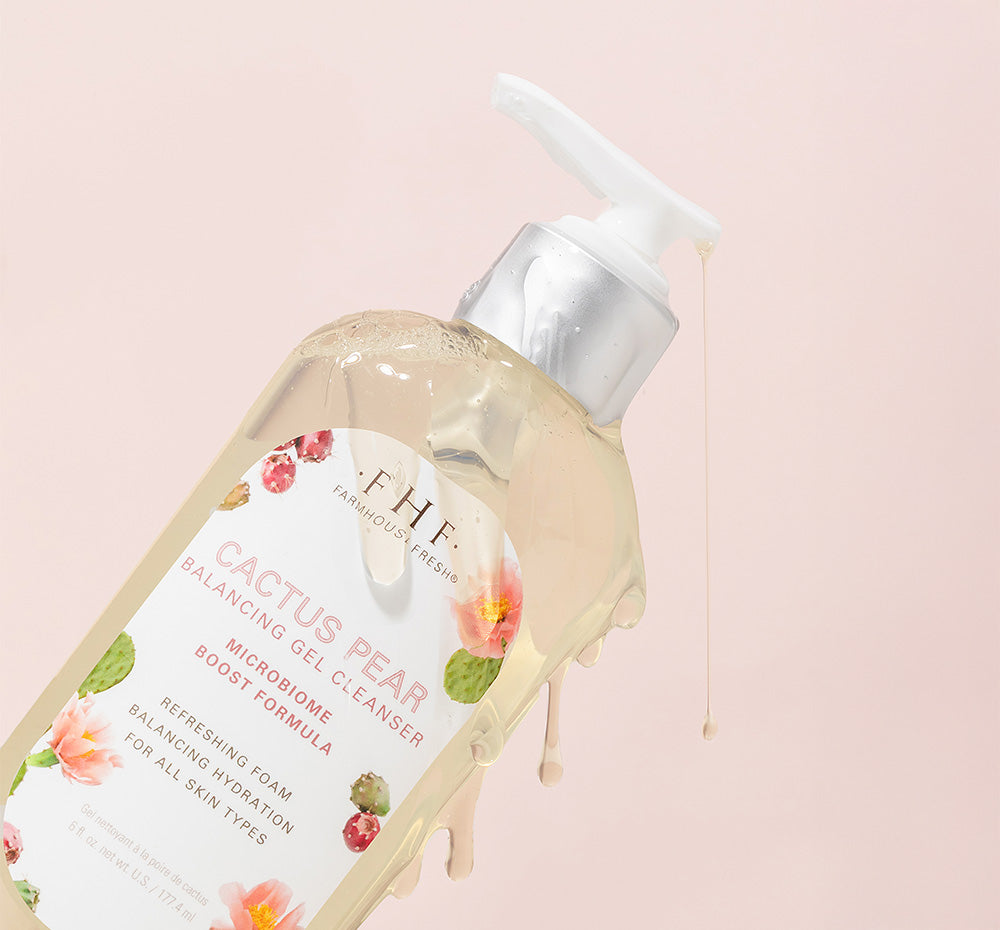 prickly pear cactus gel Farmhouse Fresh Cactus Pear Balancing Gel Cleanser