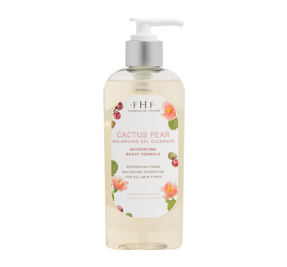 prickly pear cactus gel Farmhouse Fresh Cactus Pear Balancing Gel Cleanser