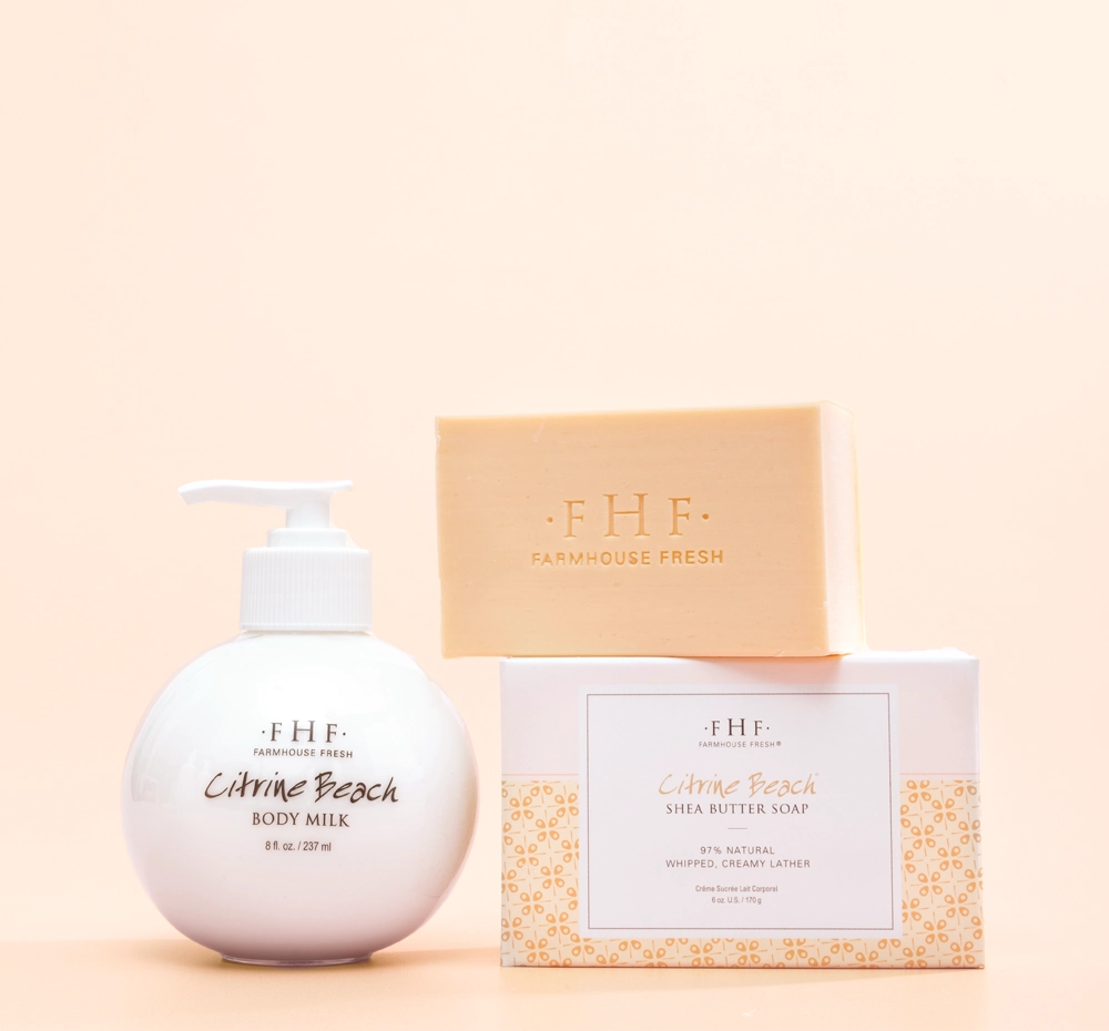 Citrine Beach® Bar Soap & Body Milk Bundle