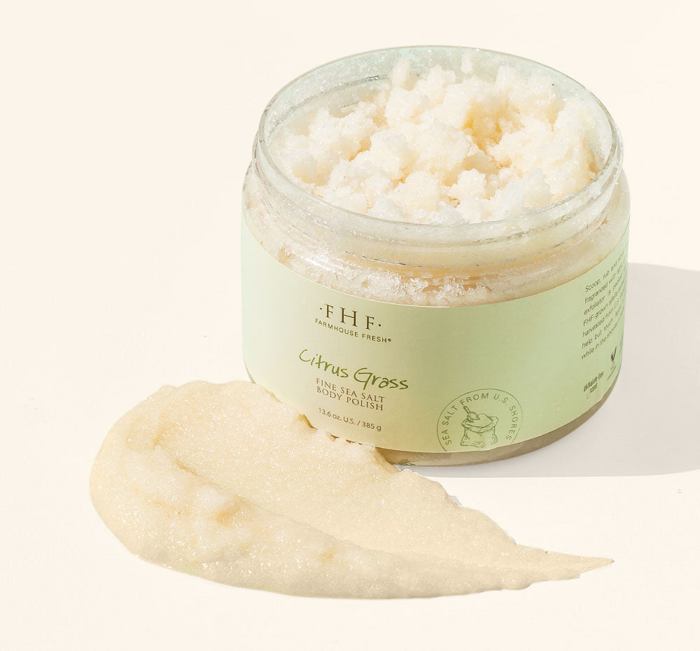 FarmHouse Fresh Citrus Grass Scrub with swipe