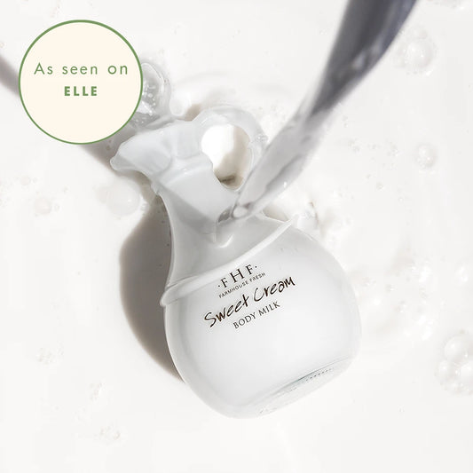 The Cream of the Crop featuring FarmHouse Fresh Sweet Cream Body Milk Cruet