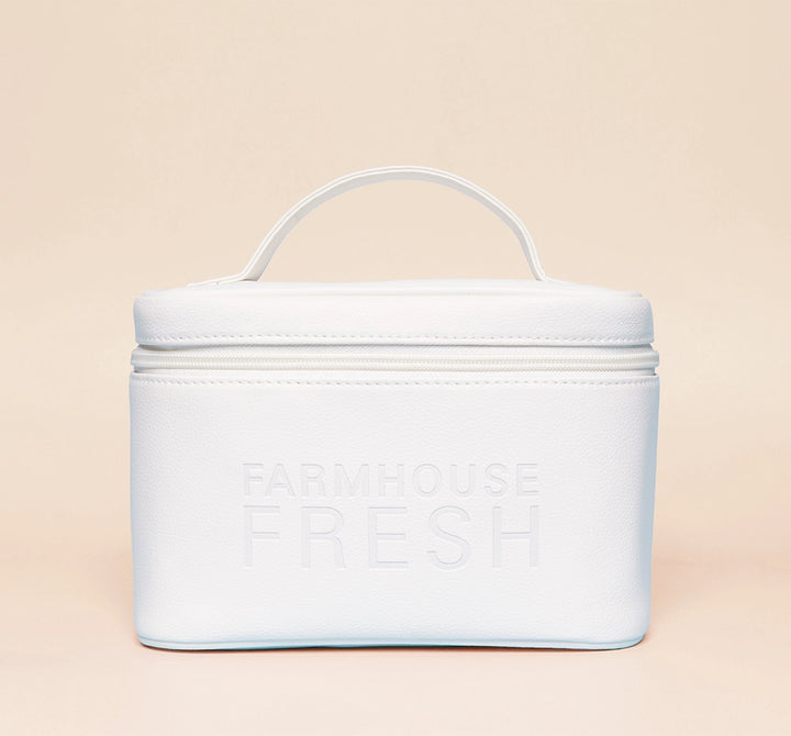 FHF Vegan Leather Cosmetic Bag
