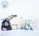 Farmhouse Fresh x Smurfs Full Collection Bundle that includes skincare products and Smurf merch. Each purchase benefits animal rescues.
