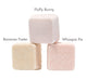 A set of three sweetly scented Farmhouse Fresh Sweet Bath Fizzers: bananas foster, whoopie pie and Fluffy Bunny. These nourishing treats will leave your skin feeling soft and hydrated, perfect for relaxation.