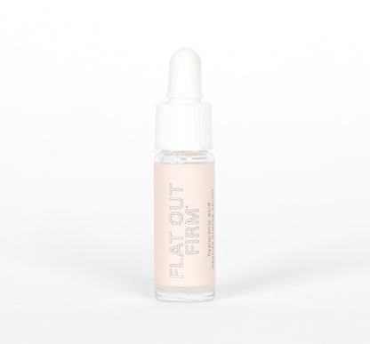 3 ml sample of Flat Out Firm Hyaluronic Acid Peptide Firming Serum