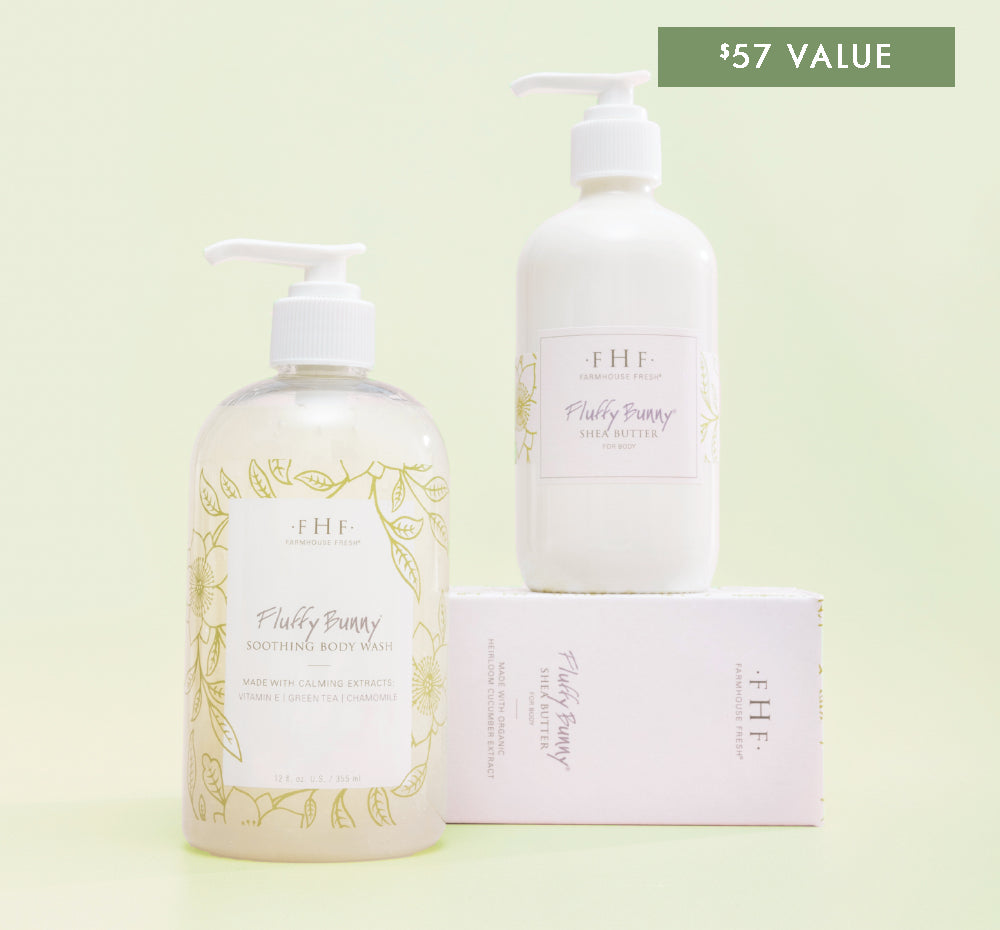 Fluffy Bunny® Body Wash & Shea Butter Bundle