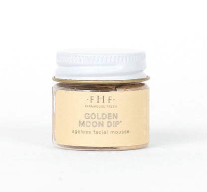 Sample of FarmHouse Fresh Golden Moon Dip facial mousse.