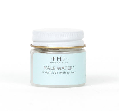 Sample of FarmHouse Fresh Kale Water Weightless Moisturizer on a white background