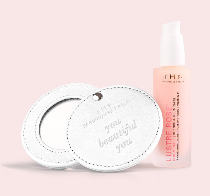 Lustre Rose® Serum-in-Oil + Pocket Mirror
