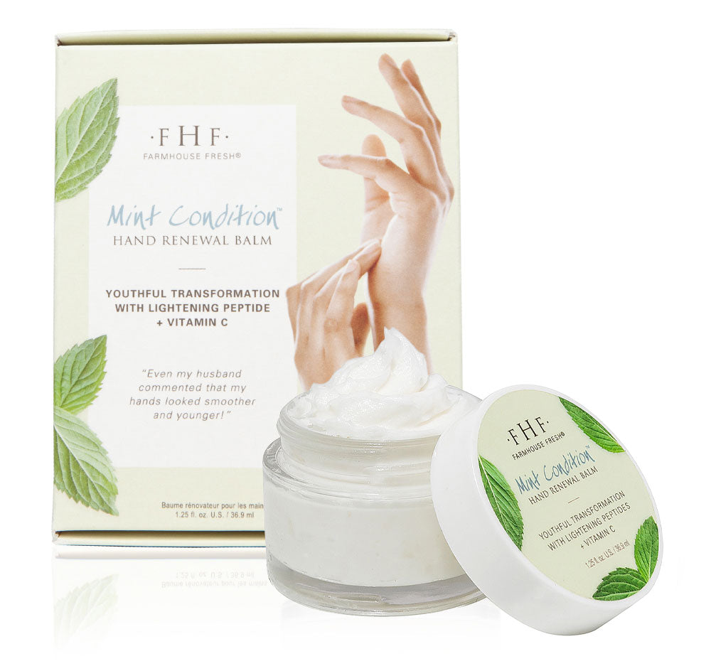 A box of Mint Condition which contains Hyaluronic Acid a water soluble sodium salt form of hyaluronic acid with unique ability to retain water, moisturizing from the inside-out.