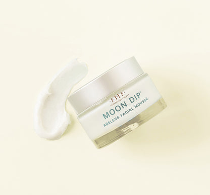 A jar of Moon Dip Facial Mousse with Peptides + Retinol by FarmHouse Fresh.