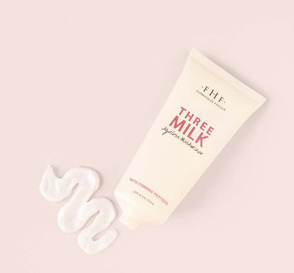 A tube of FarmHouse Fresh’s best-selling face cream called Three Milk Ageless Moisturizer.
