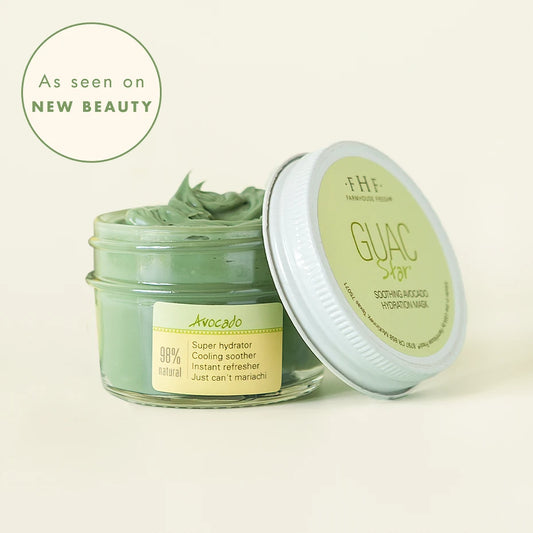 Kourtney Kardashian Shares the 11 Face Masks She Uses featuring FarmHouse Fresh Guac Star Avocado Mask