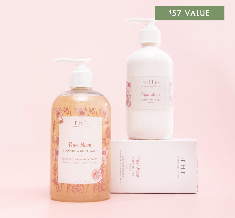 Pink Moon® Body Wash & Shea Butter Bundle