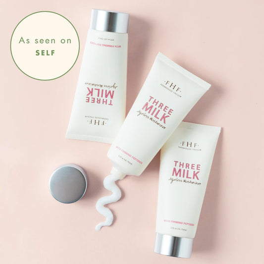 9 Face Primers That Makeup Artists Swear By featuring FarmHouse Fresh Three Milk Ageless Moisturizer