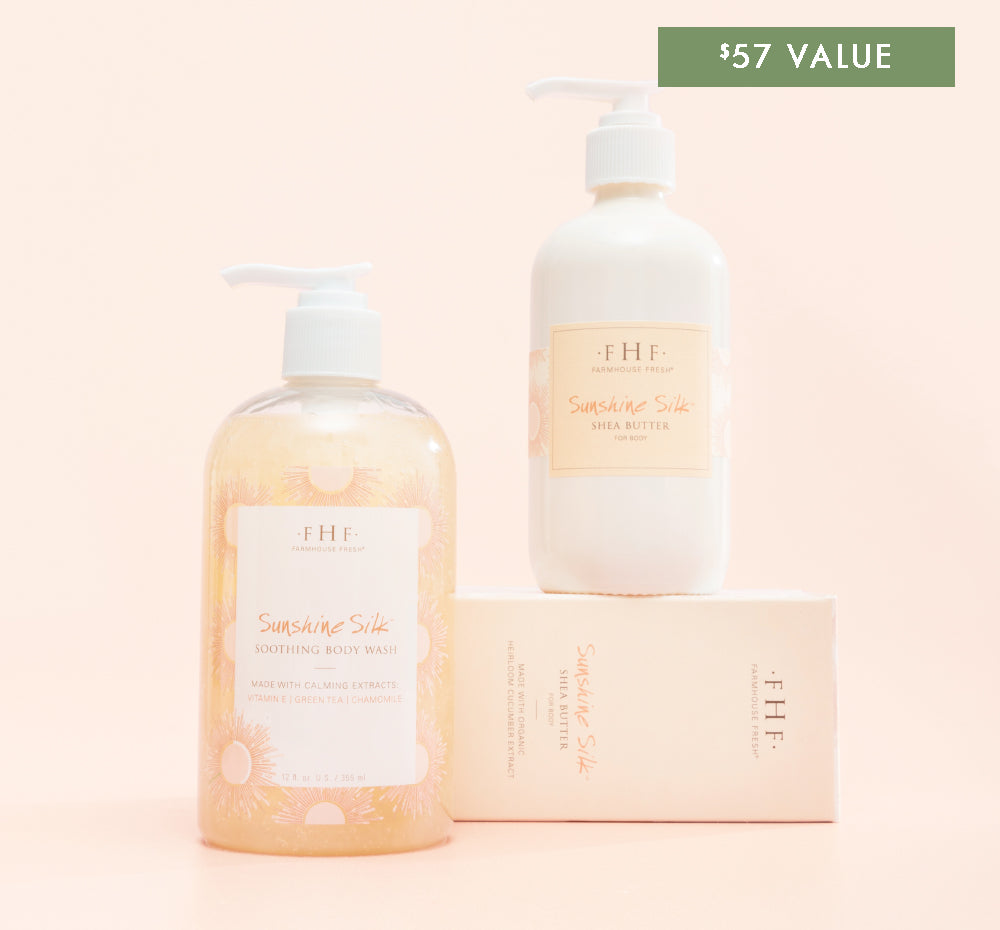 Sunshine Silk® Body Wash & Shea Butter Bundle