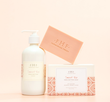Sweet Tea Bar Soap & Shea Butter Bundle