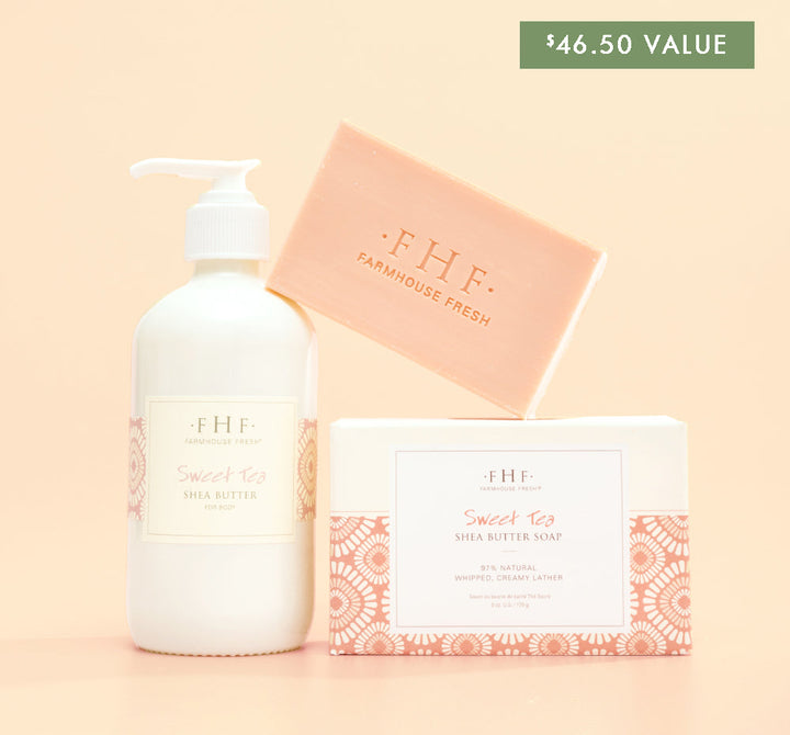 Sweet Tea Bar Soap & Shea Butter Bundle