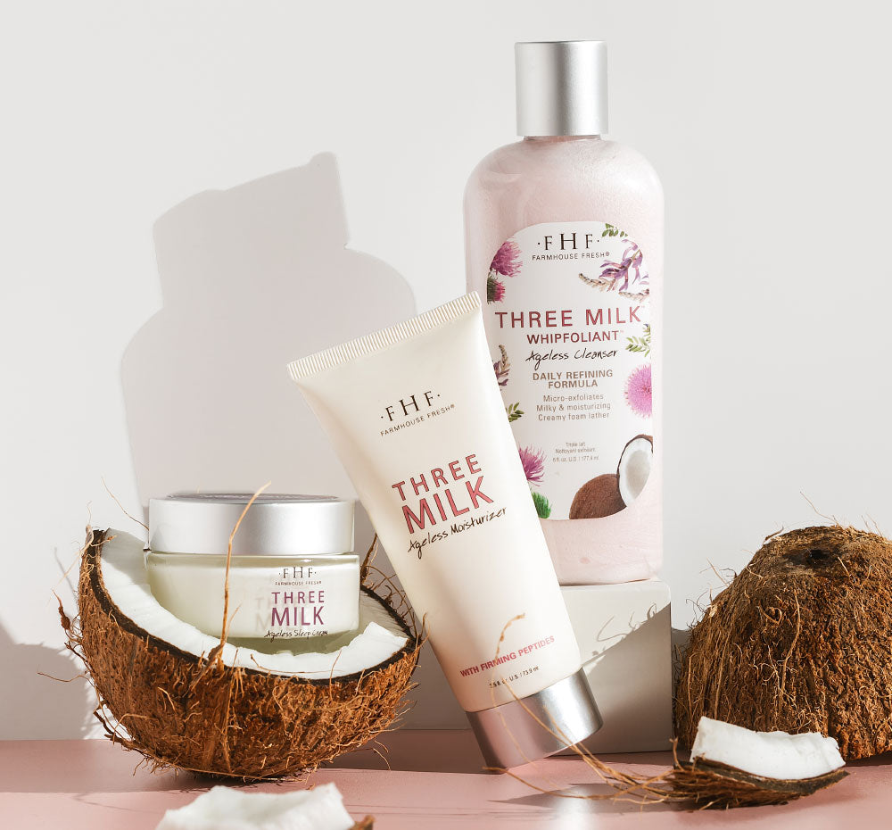 Three Milk™ Collection Facial Set – FarmHouse Fresh