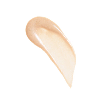 Tint-sational serum texture swipe in Ivory Veil, tfair to light shade