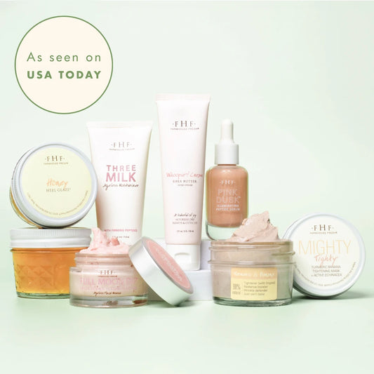 FarmHouse Fresh uses locally sourced ingredients featuring FarmHouse Fresh Honey Heel Glaze