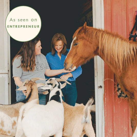 Bring a Donkey to Work? This Skincare Company's Office Is a Farm for Rescued Barn Animals — FarmHouse Fresh press feature