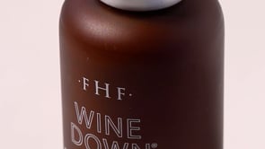 A video demonstrating the lightweight texture of Wine Down Face Serum by FarmHouse Fresh that leaves skin feeling soft and helps remove the appearance of dark circles.