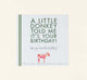 Birthday FHF Greeting Card that reads: A little donkey told me it’s your birthday. Hope you have the best day!
