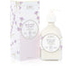 A bottle of Buttermilk Lavender body lotion, infused with the soothing aroma of lavender flowers, from Farmhouse Fresh.
