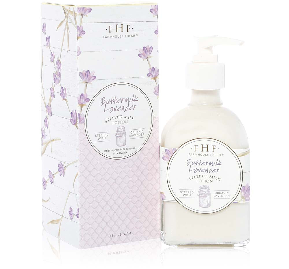 lavender and cotton flower lotion Farmhouse Fresh Buttermilk Lavender Steeped Milk Lotion