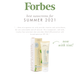 Forbes selects the best mineral sunscreens for summer 2021, featuring Elevated Shade® Mineral Sunscreen with tint by Farmhouse Fresh.