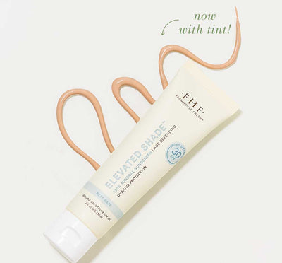Elevated Shade® Age-Defending 100% Mineral Sunscreen by FarmHouse Fresh now comes with tint.
