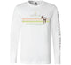 Lightweight, unisex FarmHouse Fresh long sleeve Shirt that donates to animal sanctuary in white color.