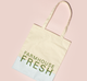 A canvas tote that holds all the items of FarmHouse Fresh Animal Lovers Gift Set, the perfect gift for animal rescuers.