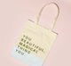 The back side of FarmHouse Fresh canvas Gifting Tote that reads: You beautiful, magical thing you.