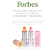 Forbes features FarmHouse Fresh Mood Fruit Lip balms in its selection of stocking stuffer gifts for women.