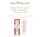 USA Love List selects American-made gifts for friends, featuring FarmHouse Fresh Marshmallow Melt Shea Butter hand cream that smells like fresh baked goods.