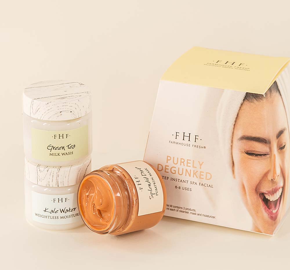 FarmHouse Fresh® Purely Degunked 3-step Instant Spa Facial