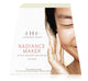 Front view of the box of Radiance Maker 3-step Instant Spa Facial. Shows a smiling woman with a glowing complexion that can be achieved after using all the products in this skincare set.