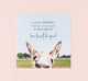 FHF Greeting Card that reads: a little donkey told me you needed a pick-me-up. Be kind to you!