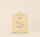 A bottle with pump of Vanilla Bourbon Body Oil by FarmHouse Fresh that is also perfect as massage oil.